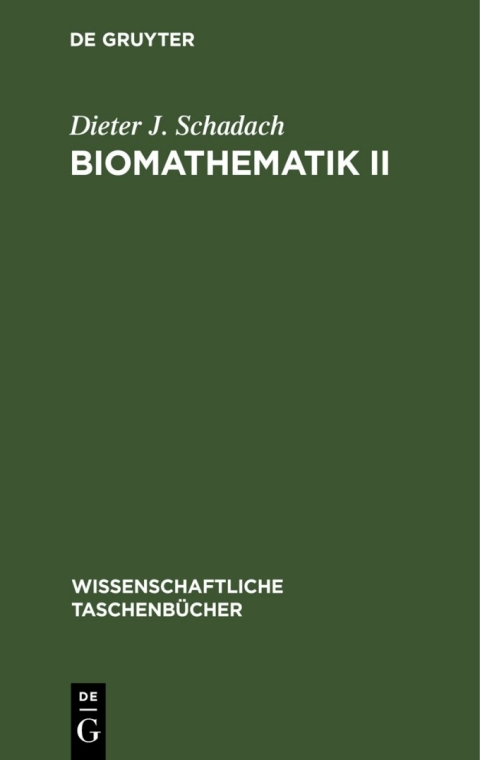 Cover image for book Biomathematik II