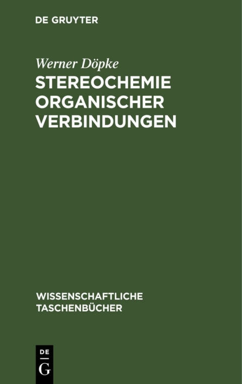 Cover image for book Stereochemie organischer Verbindungen