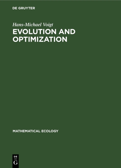 Cover image for book Evolution and Optimization