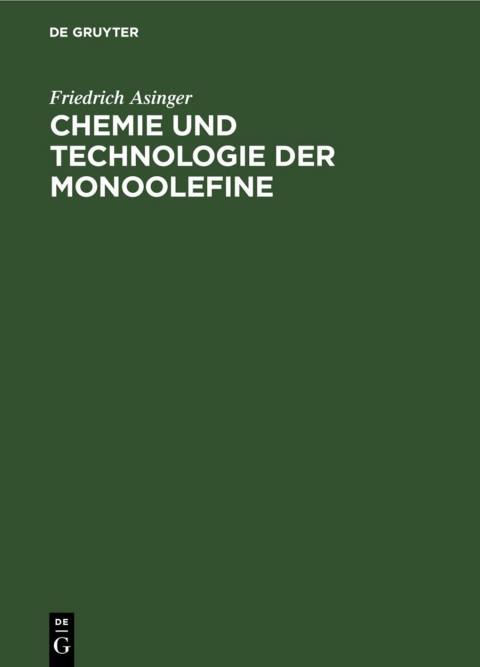 Cover image for book Chemie und Technologie der Monoolefine