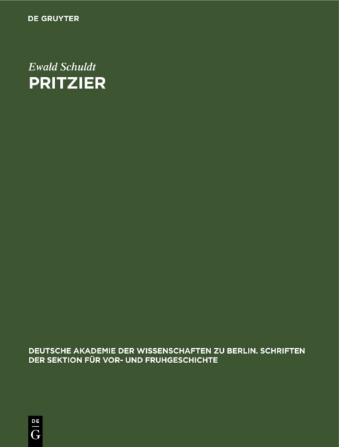 Cover image for book Pritzier
