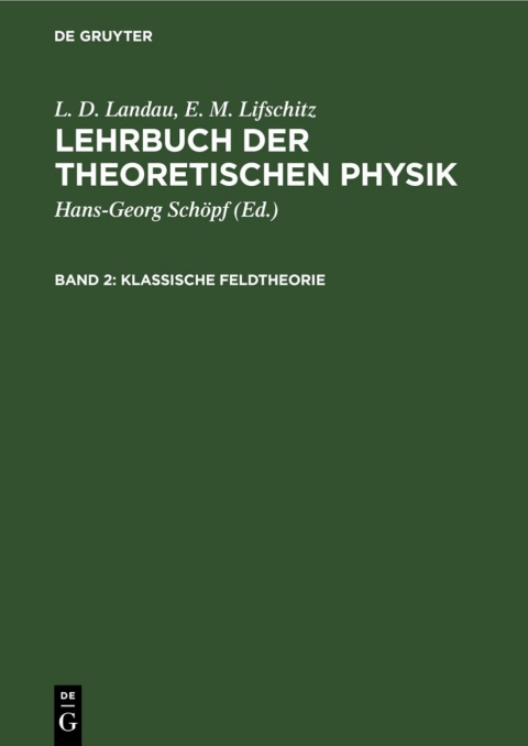 Cover image for book Klassische Feldtheorie