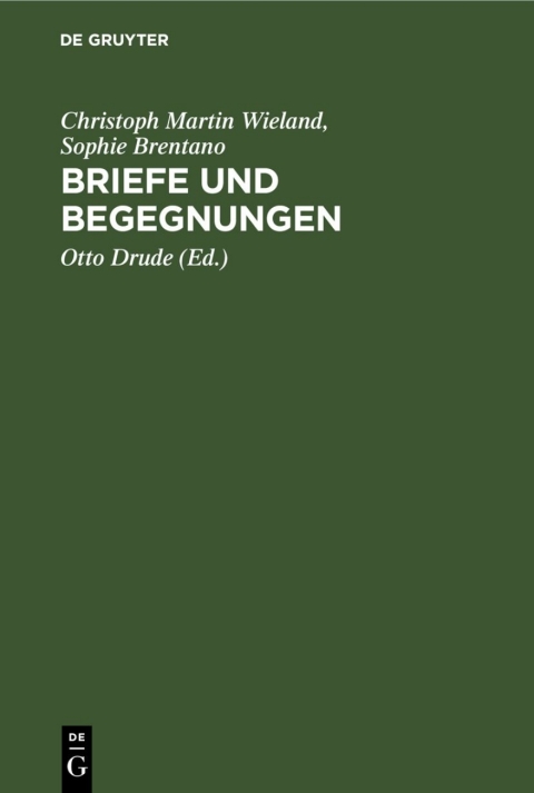 Cover image for book Briefe und Begegnungen