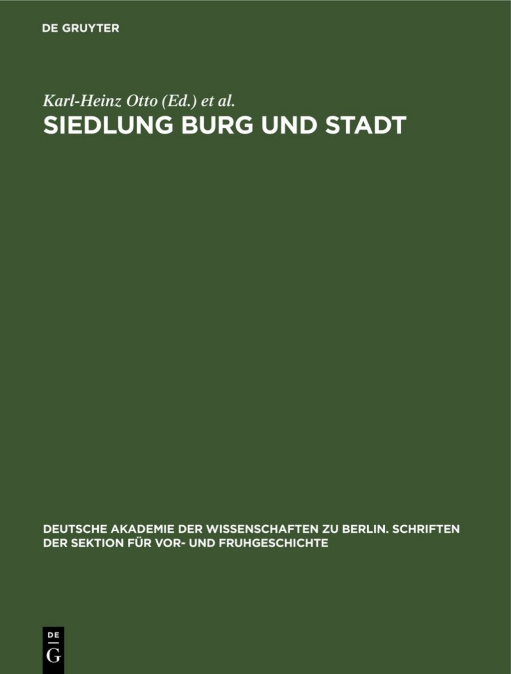 Page Fidelity Siedlung Burg und Stadt; $221.99