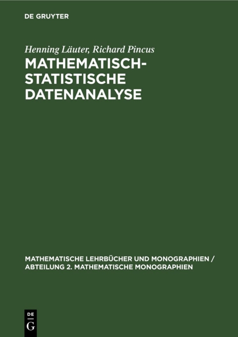 Cover image for book Mathematisch-statistische Datenanalyse