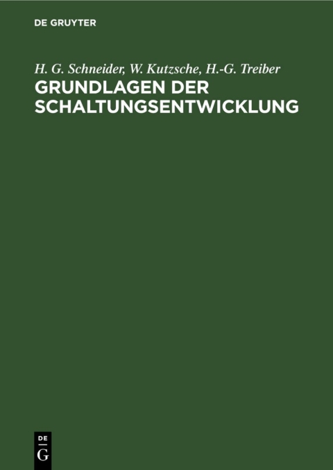 Cover image for book Grundlagen der Schaltungsentwicklung