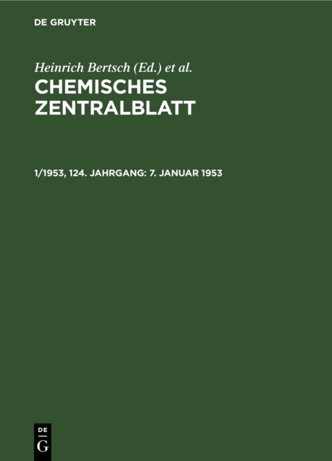 Cover image for book 7. Januar 1953