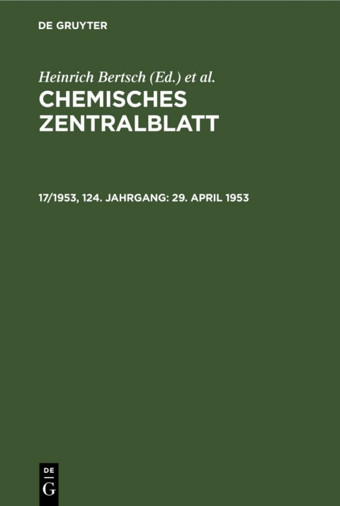 Cover image for book 29. April 1953