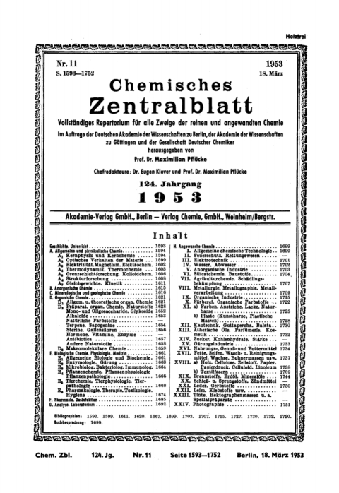 Cover image for book 18. März 1953