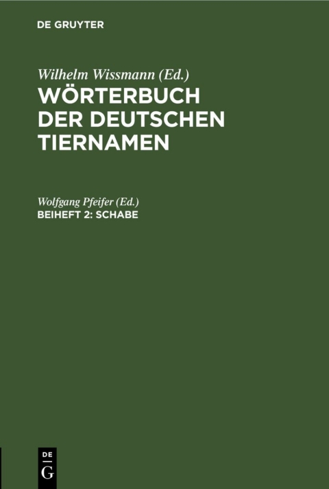 Cover image for book Schabe