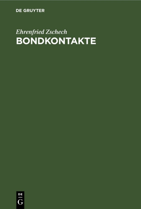 Cover image for book Bondkontakte