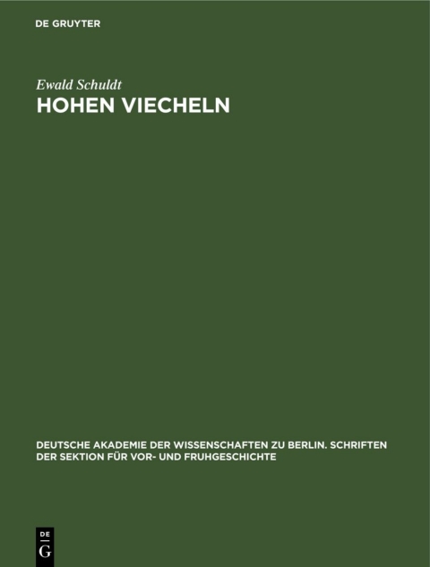 Cover image for book Hohen Viecheln