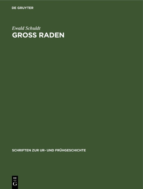Cover image for book Groß Raden