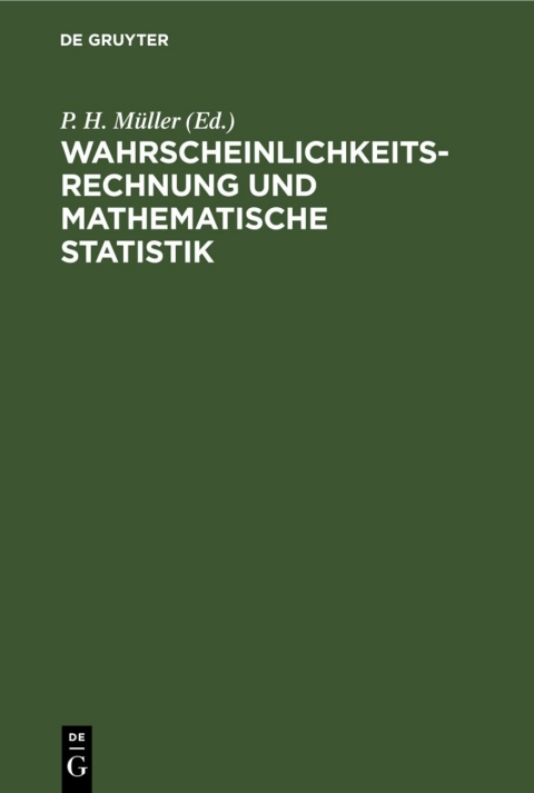 Cover image for book Wahrscheinlichkeitsrechnung und mathematische Statistik