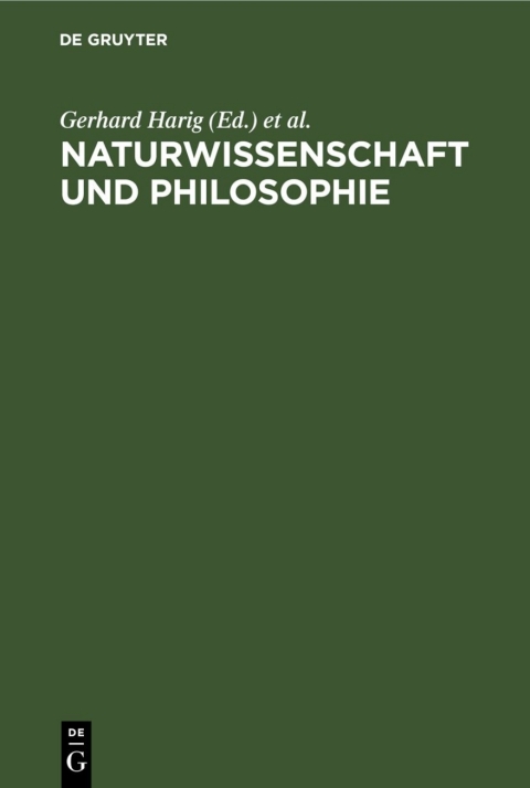 Cover image for book Naturwissenschaft und Philosophie