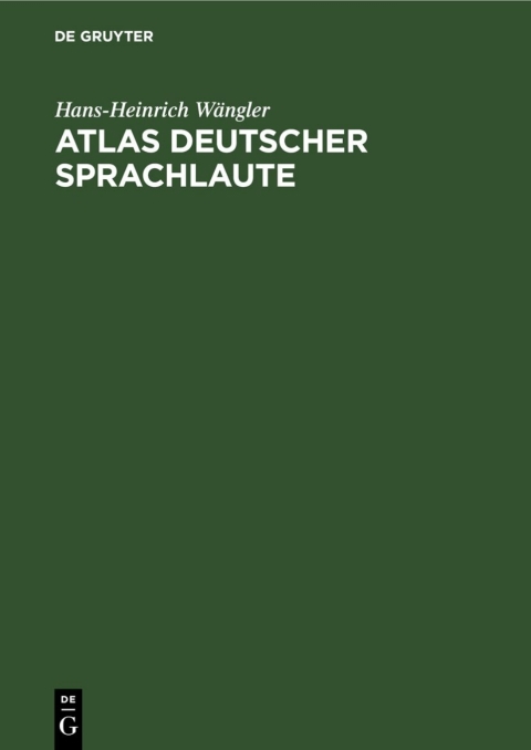 Cover image for book Atlas deutscher Sprachlaute