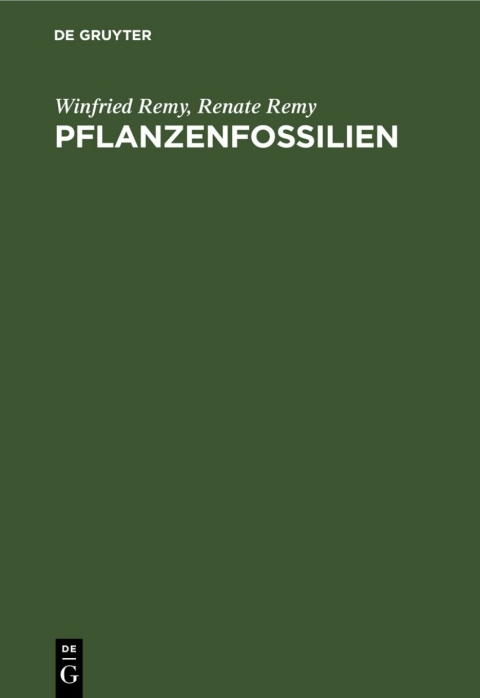 Cover image for book Pflanzenfossilien