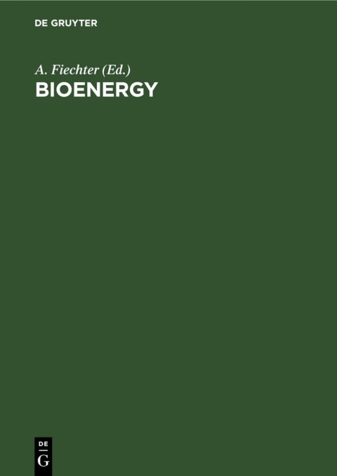 Cover image for book Bioenergy