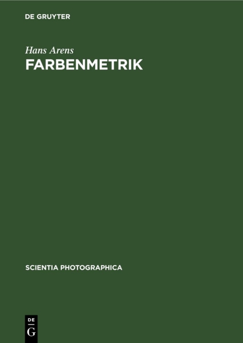 Cover image for book Farbenmetrik