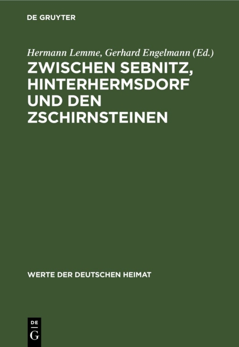 Cover image for book Zwischen Sebnitz, Hinterhermsdorf und den Zschirnsteinen