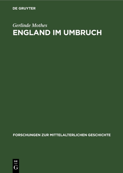 Cover image for book England im Umbruch