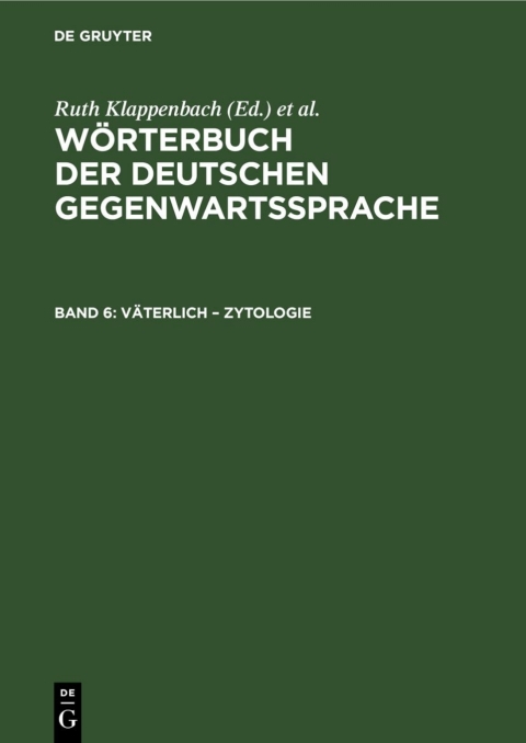 Cover image for book väterlich – Zytologie