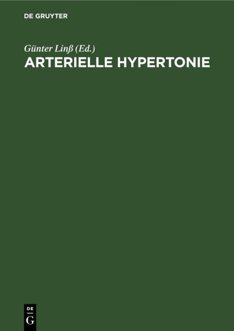 Cover image for book Arterielle Hypertonie