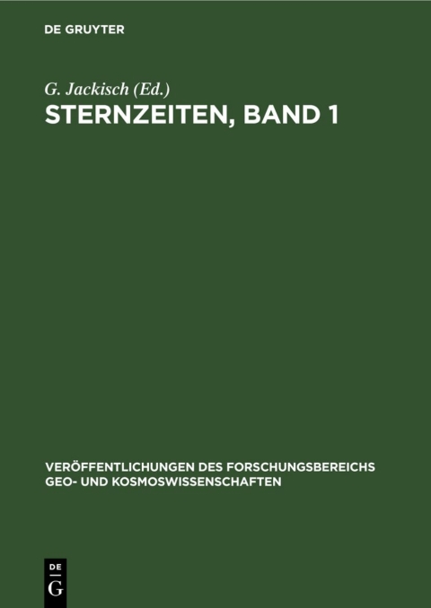Cover image for book Sternzeiten, Band 1