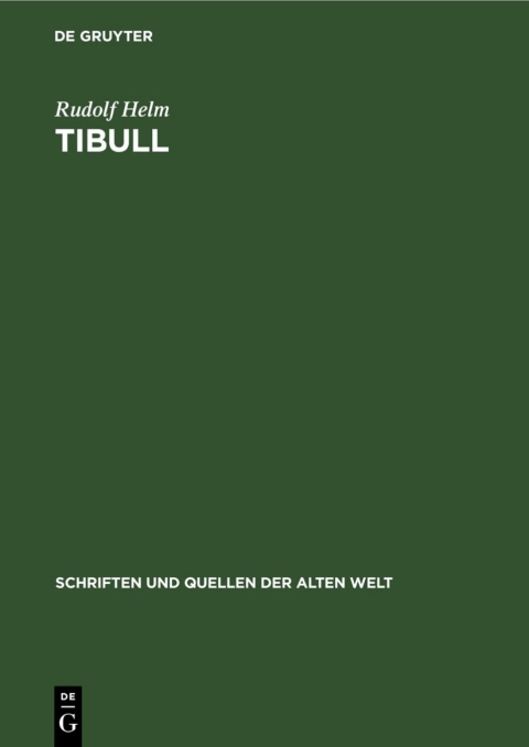 Cover image for book Tibull