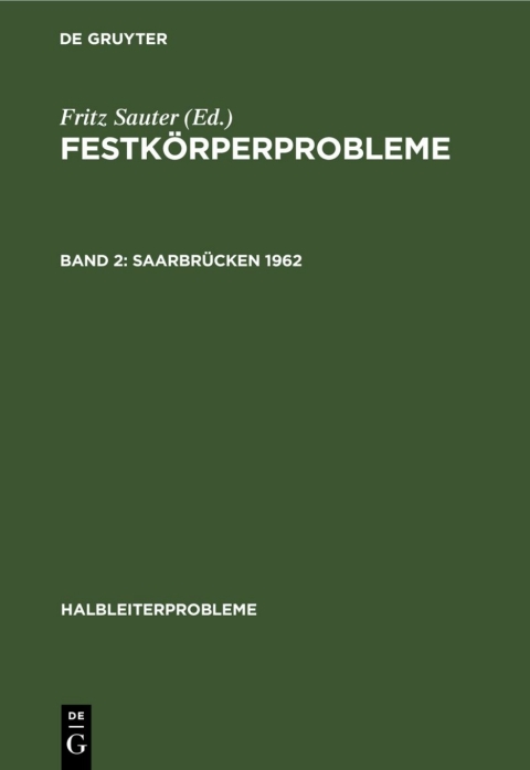 Cover image for book Saarbrücken 1962