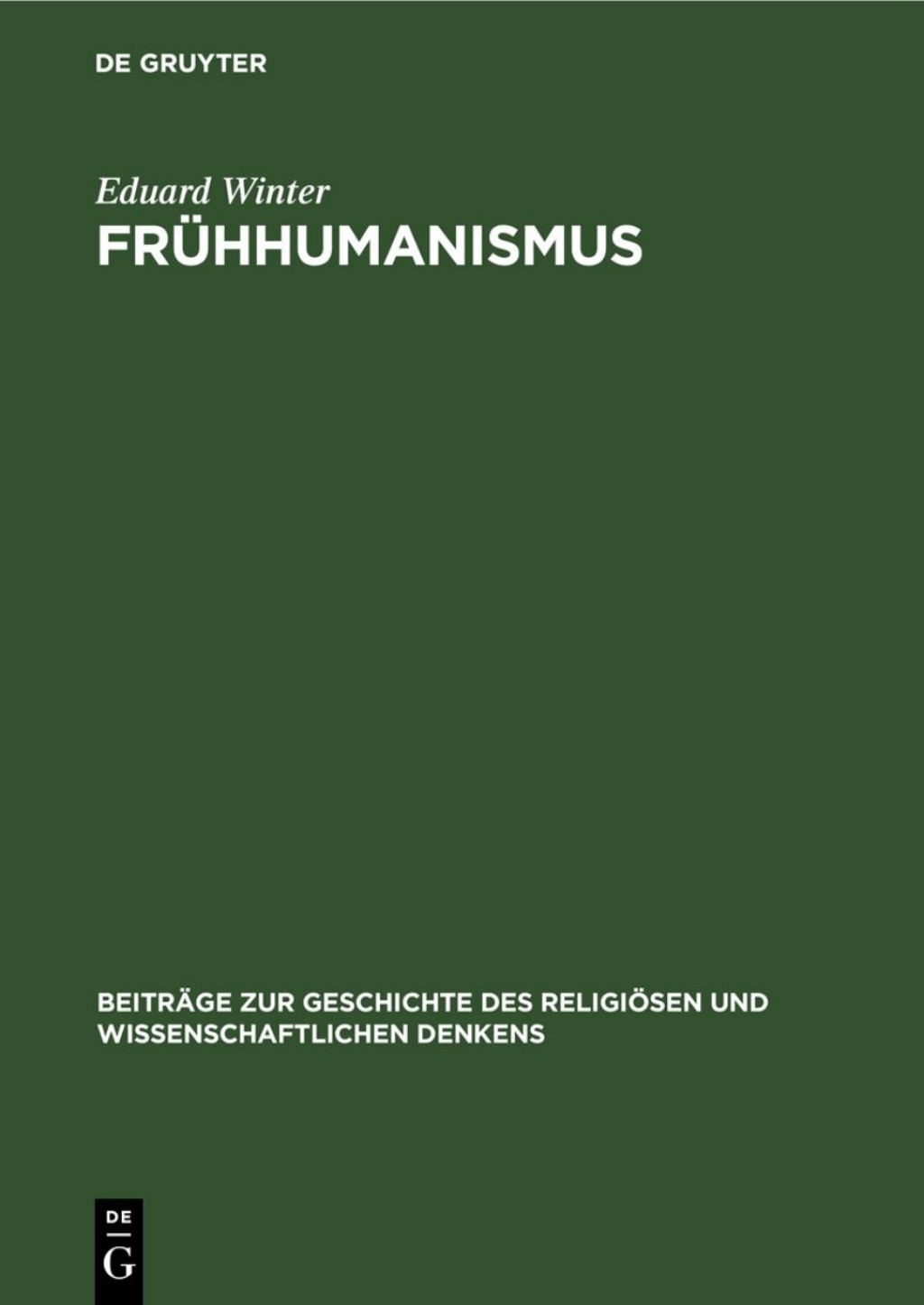 Page Fidelity Frühhumanismus; $112.76