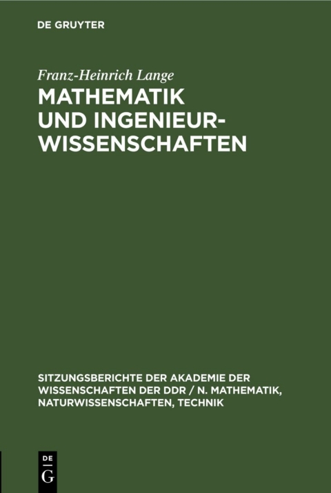 Cover image for book Mathematik und Ingenieurwissenschaften