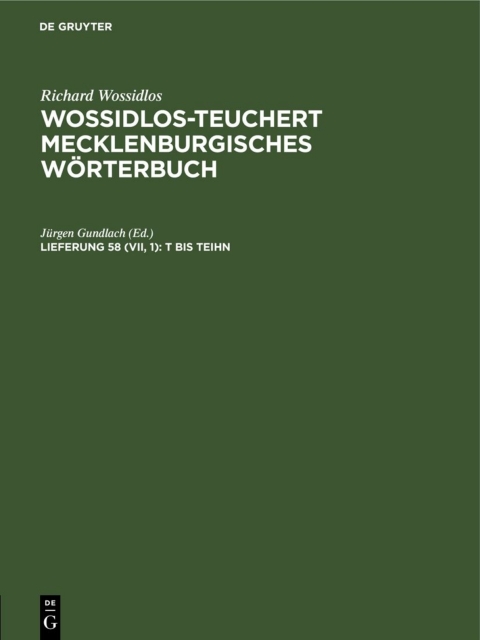 Cover image for book T bis teihn
