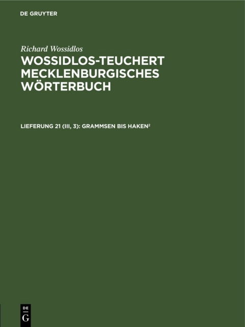 Cover image for book Grammsen bis Haken2