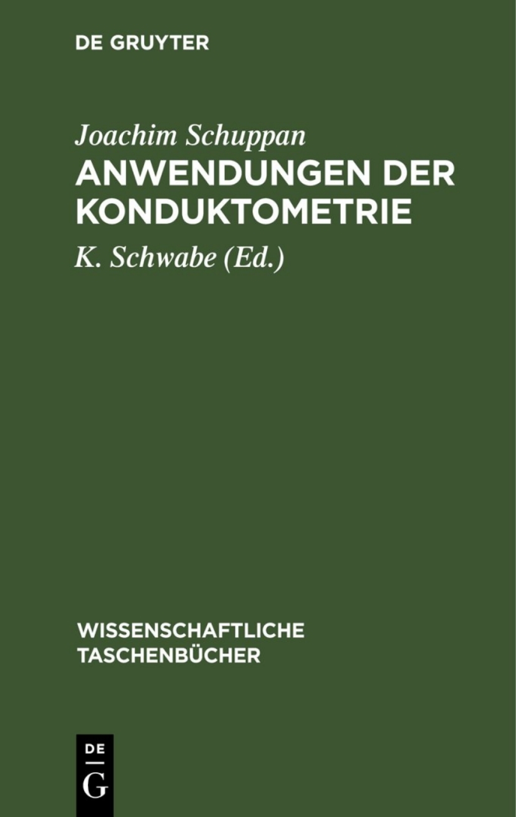 Page Fidelity Anwendungen der Konduktometrie; $112.76