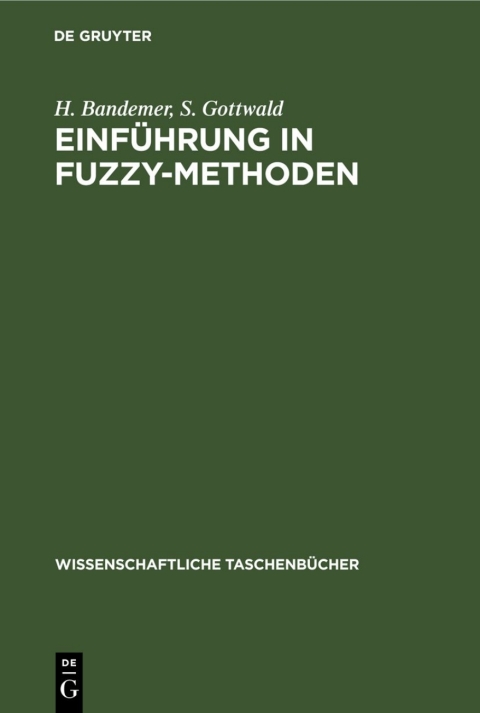 Cover image for book Einführung in FUZZY-Methoden