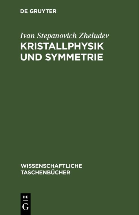 Cover image for book Kristallphysik und Symmetrie