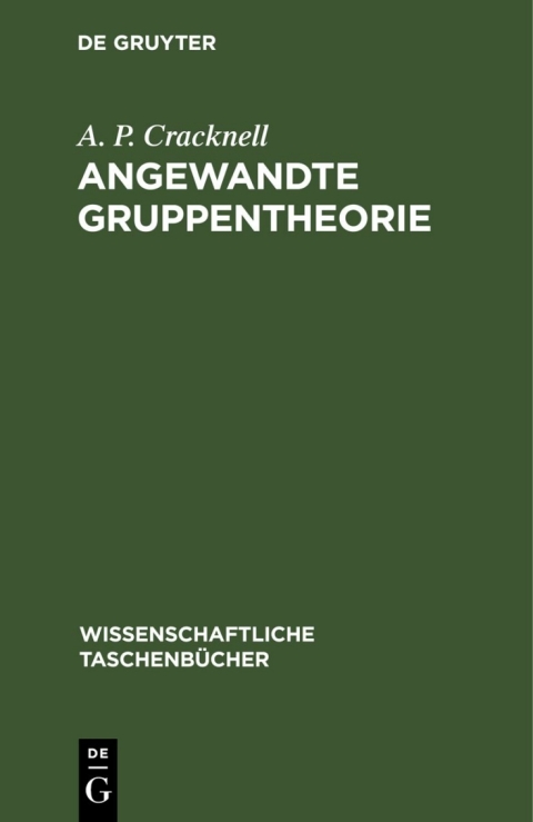 Cover image for book Angewandte Gruppentheorie