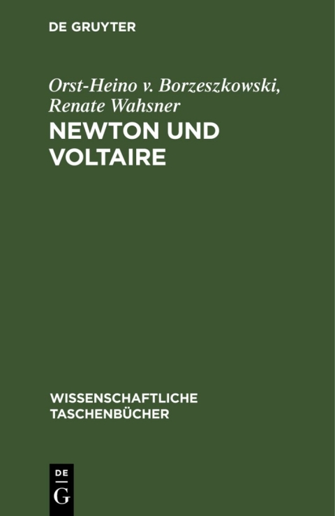 Cover image for book Newton und Voltaire