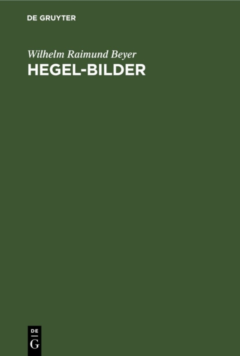 Cover image for book Hegel-Bilder