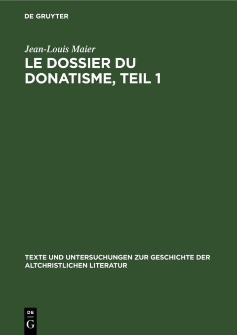 Cover image for book Des origines à la mort de Constance II (303–361)