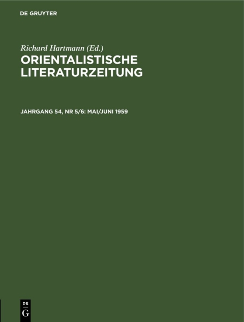 Cover image for book Mai/Juni 1959