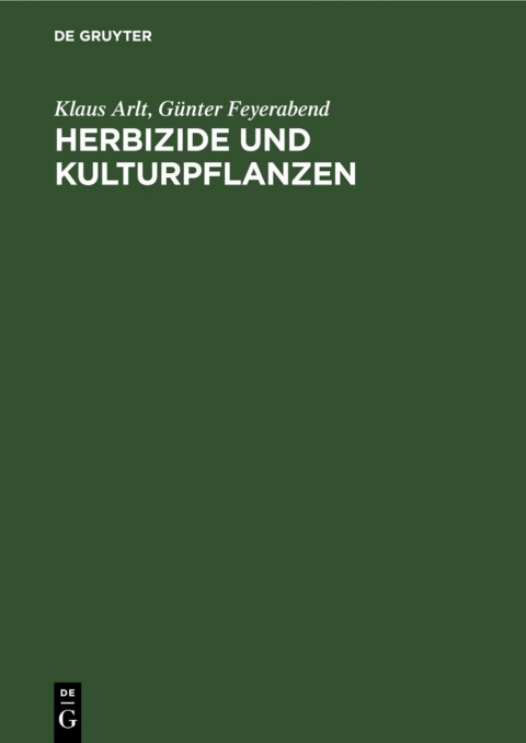 Cover image for book Herbizide und Kulturpflanzen