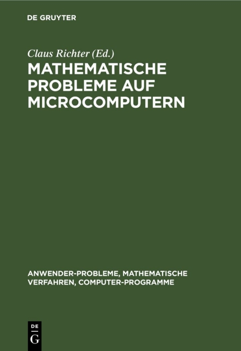 Cover image for book Mathematische Probleme auf Microcomputern