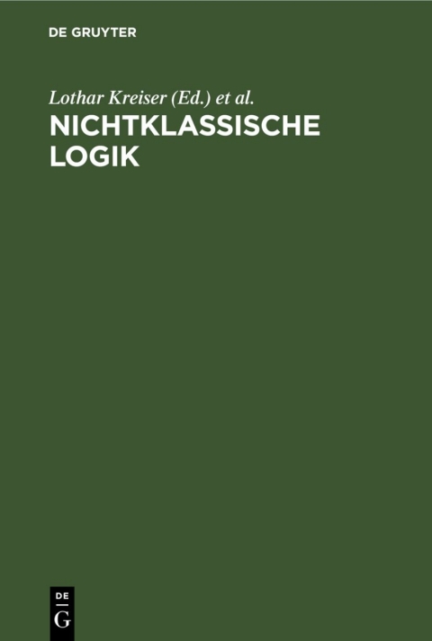 Cover image for book Nichtklassische Logik