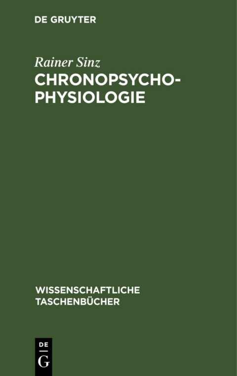 Cover image for book Chronopsychophysiologie