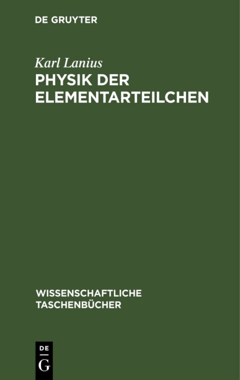 Cover image for book Physik der Elementarteilchen