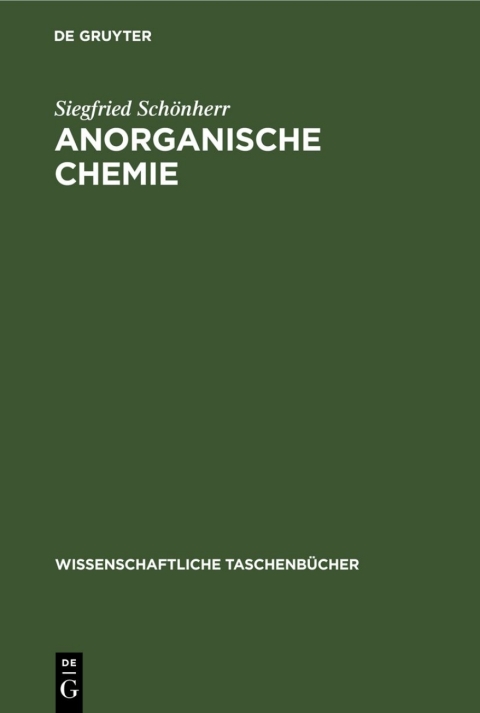 Cover image for book Anorganische Chemie