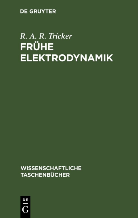 Cover image for book Frühe Elektrodynamik