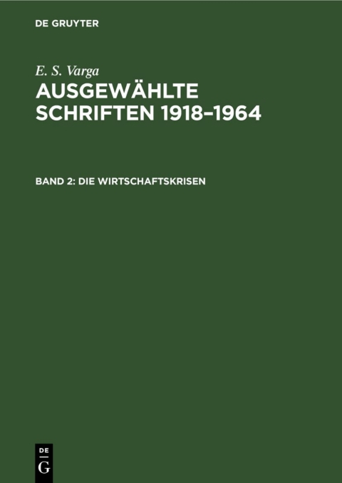 Cover image for book Die Wirtschaftskrisen